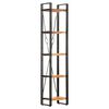 vidaXL Bokhylle 5 etasjer 40x30x180 cm heltre akasie