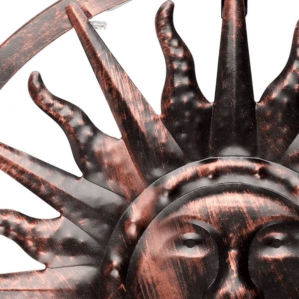 HI Soldrevet LED-vegglys solformet 40x4 cm