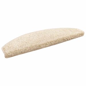vidaXL Selvlimende trappematter 15 stk. 80 x 24,5 x 3,5 cm Lys Brun