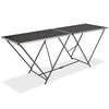 vidaXL Foldbart tapetbord MDF og aluminium 200x60x78 cm