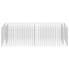 vidaXL Gabion h&oslash;ybed galvanisert st&aring;l 180x50x50 cm