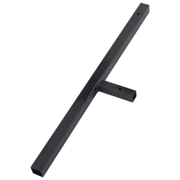 vidaXL Jordbor med håndtak 250 mm stål svart