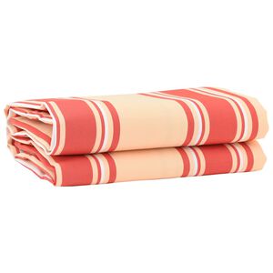 vidaXL Reserveduk til markise Gul og oransje 1000 x 160 cm Polyester