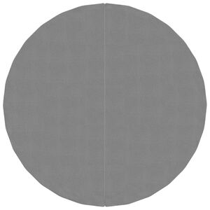 vidaXL Bassengduk lysegrå Ø244 cm polyester geotekstil