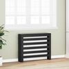 vidaXL Radiator Deksel Svart Eik 104 x 20 x 82 cm Konstruert tre