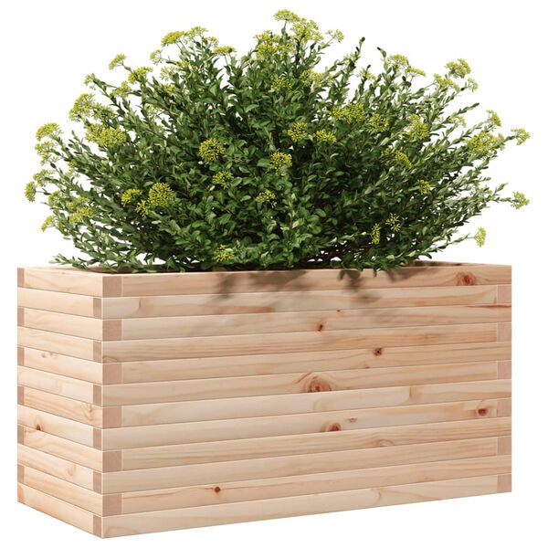 vidaXL Plantekasse 90x40x45,5 cm heltre furu