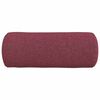 vidaXL Bolster puter 2 pcs Vinrød Ø 15 x 40 cm stoff
