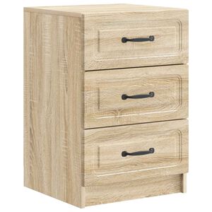 vidaXL Nattbordskap Sonoma eik 43 x 41 x 63,5 cm Konstruert tre