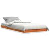 vidaXL Dagseng voksbrun 90x190 cm heltre furu