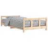 vidaXL Barnesengeramme 90x200 cm heltre furu
