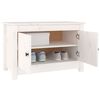 vidaXL Skoskap hvit 70x38x45,5 cm heltre furu