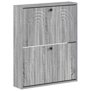 vidaXL Vegghengt skoskap ALKMAAR 71 x 17 x 86 cm Konstruert tre