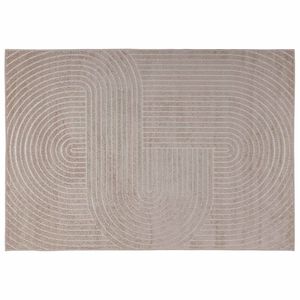 vidaXL Omr&aring;detepper Rektangul&aelig;r PALMERAS Beige 170 x 120 cm Polyester