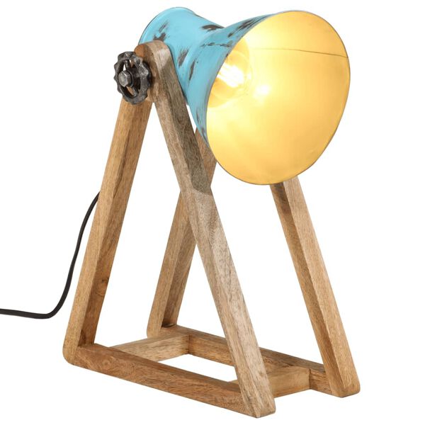 vidaXL Skrivebordslampe 25 W denimbl&aring; 30x17x40 cm E27