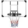 vidaXL Basketballplate gjennomsiktig 90x60x2,5 cm polyeten