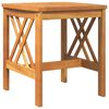 vidaXL Sidetabell Solid akasietre Olje naturlig 45 x 45 x 50 cm