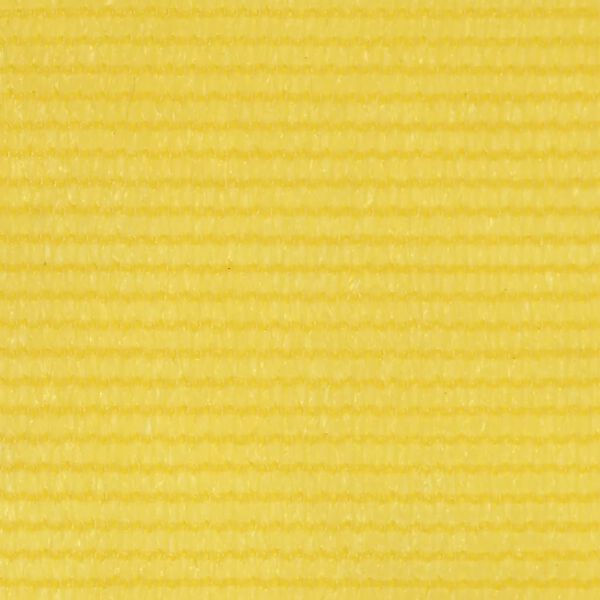 vidaXL Balkongskjerm gul 75x600 cm HDPE