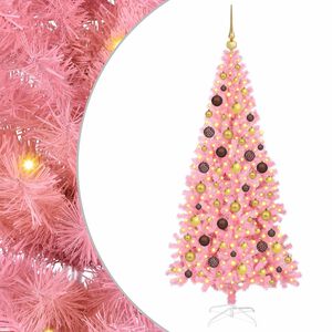 vidaXL Juletre Rosa 180 cm PVC