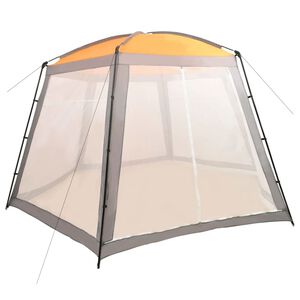 vidaXL Bassengtelt stoff 500x433x250 cm gr&aring;