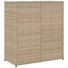 vidaXL Putekasse beige 105x55x113 cm polyrotting