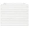 vidaXL Plantekasse hvit 110x60x49,5 cm heltre furu