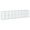 vidaXL Gabionkurv med deksel 850x100x200 cm galvanisert jern