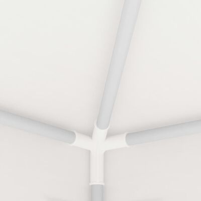 vidaXL Profesjonelt festtelt med sidevegger 2x2 m hvit 90 g/m²