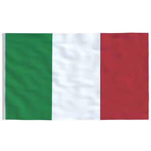 vidaXL Italiensk flagg 90x150 cm