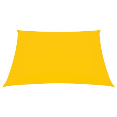 vidaXL Solseil oxfordstoff rektangulær 2,5x4 m gul