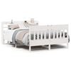 vidaXL Sengeramme uten madrass hvit 140x190 cm heltre furu