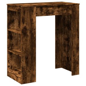 vidaXL Barbord med stativer r&oslash;kt eik 95x47x103,5 cm konstruert tre