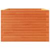 vidaXL Plantekasse voksbrun 70x70x46 cm heltre furu