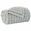 vidaXL Kastteppe Gr&aring; 240 x 220 cm 1.38 kg Fleece