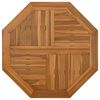 vidaXL Bordplate 60x60x2,5 cm &aring;ttekantet heltre teak