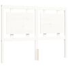 vidaXL Sengeramme uten madrass hvit 140x190 cm heltre furu