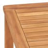 vidaXL 5-delers hagespisesett 140x80 cm heltre teak