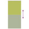 vidaXL Rullegardin lystette 115x210 cm stoff bredde 110,7 cm polyester