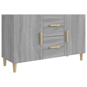 vidaXL Skjenk gr&aring; sonoma 100x36x60 cm konstruert tre