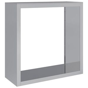 vidaXL Vedstativ 100x40x100 cm galvanisert st&aring;l