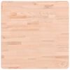 vidaXL Bordplate 60x60x2,5 cm firkantet heltre b&oslash;ketre