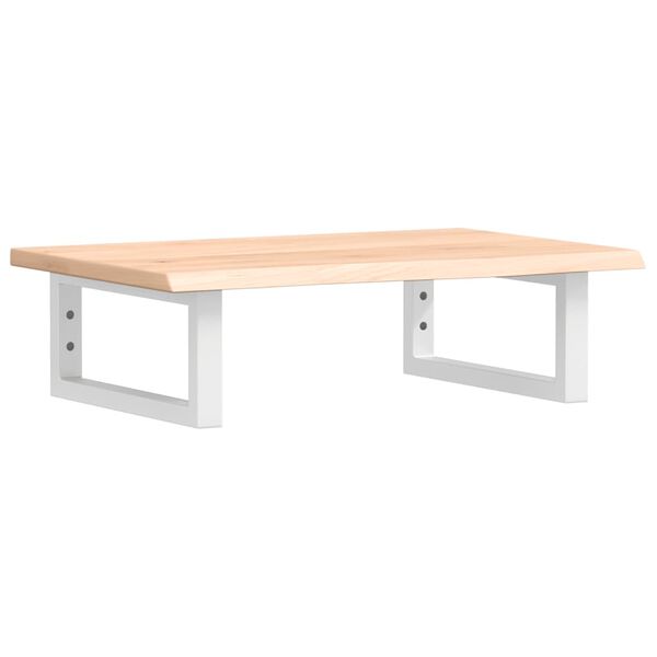 vidaXL Servanthylle veggmontert st&aring;l og heltre eik