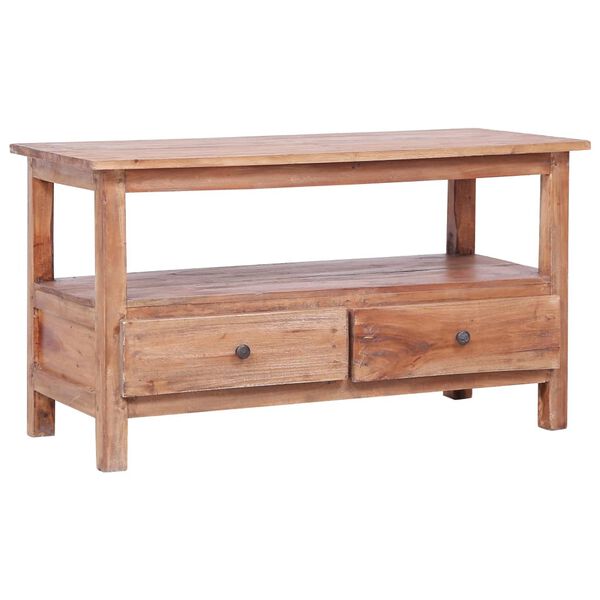 vidaXL TV-benk 90x40x50 cm gjenvunnet heltre