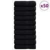vidaXL Gjesth&aring;ndkle SOLUND 50 stk. Svart 50 x 100 cm 550 gsm