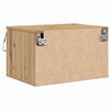 vidaXL Vegghengt nattbord med skuff 2 pcs Artisan Eik 50 x 36 x 30 cm