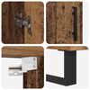 vidaXL H&oslash;yskap 2 pcs Gamle tre Konstruert tre