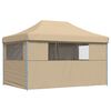 vidaXL Partytelt Beige 292 x 440 x 315 cm Oxford Stoff