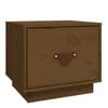 vidaXL Nattbord honningbrun 40x34x35 cm heltre furu
