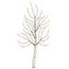 vidaXL Vegghengt LED-juletre 150 cm 140 LED-lys Varmhvit St&aring;l Svart