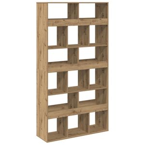 vidaXL Bokhylle artisan eik 100x33x187,5 cm konstruert tre