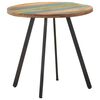 vidaXL Spisebord 80 cm gjenvunnet heltre